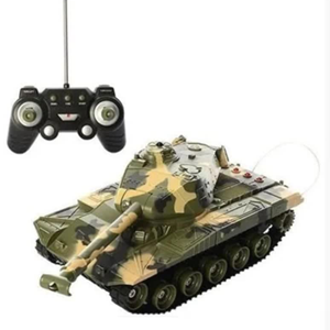 ماشین کنترلی شارژی تانک سبز Remote Control BATTLE TANK 1:32_اسباب بازی